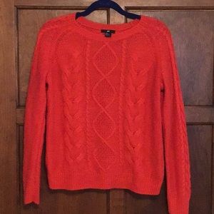 H&M red/orange knit sweater